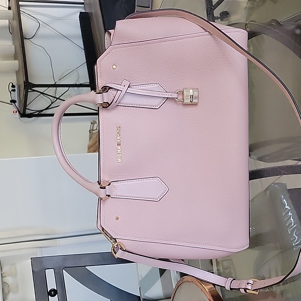 {Michael Kors} Hayes Leather Satchel